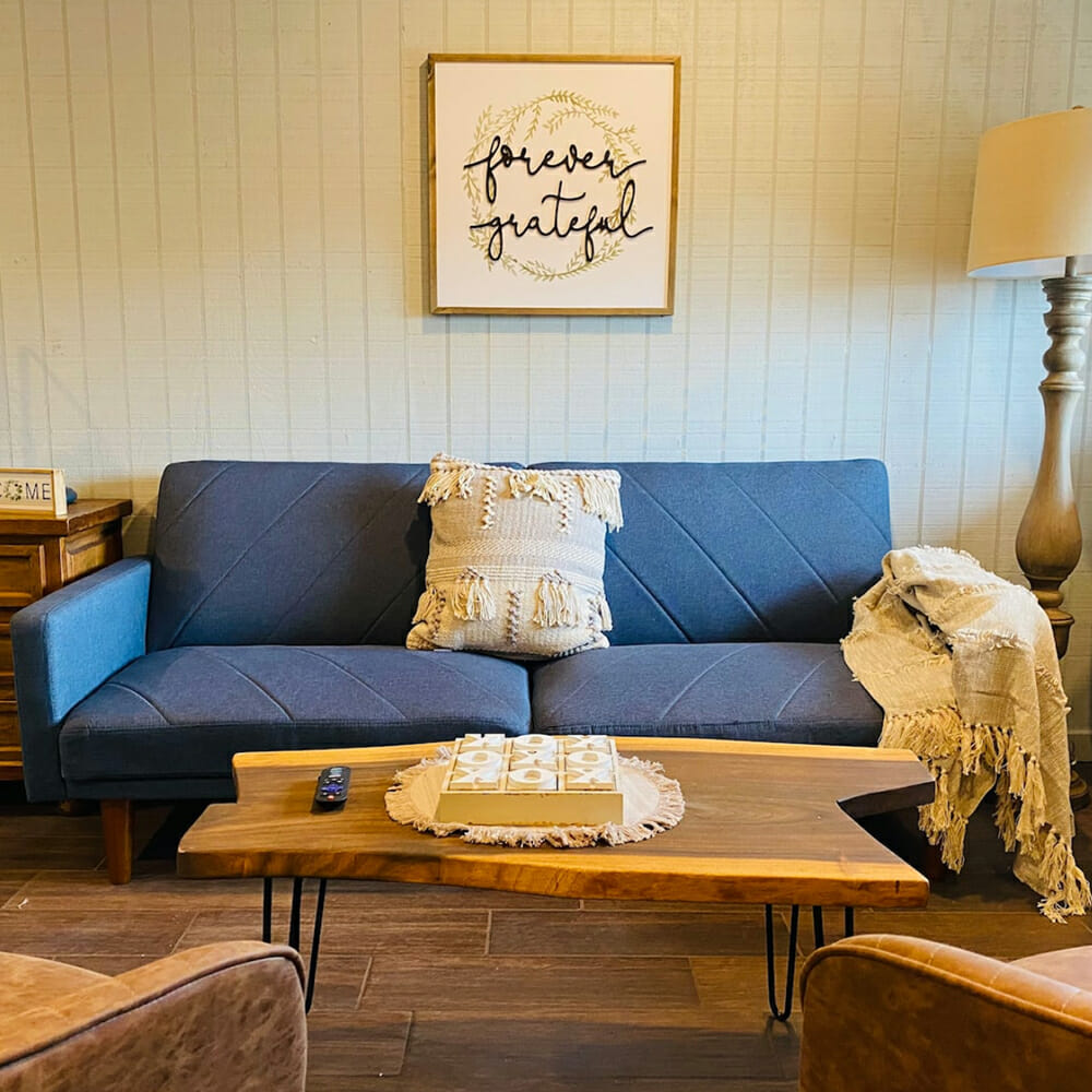 Big Texan Airbnb Couch